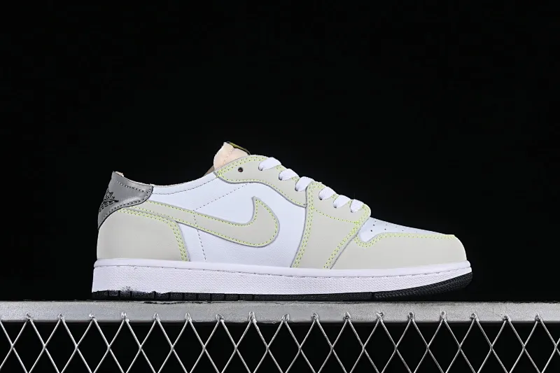 All categories Air Jordan Jordan series basketball shoes Air Jordan 1 Low Z version Air Jordan 1 Low OG AJ1 Joe 1 apple green color low-top basketball shoes DM7837-103